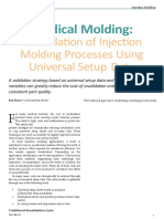 Medical Molding:: Revalidation of Injection Molding Processes Using Universal Setup Data