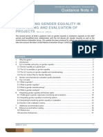 Integrating Gender in Evaluations