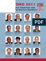 HYDRO 2011: Session Chairmen and Opening Session Speakers