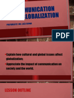 Communication and Globalization Purposive Communication