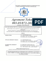 Agrement Tehnic PVC-U Multistrat