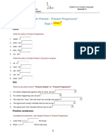 Test-1 - With - Correction-Tenses - (University) - PDF