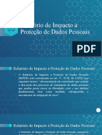 RIPDP relatório impacto proteção dados pessoais