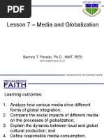 Lesson 7 - Media and Globalization