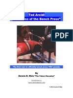 Ted Arcidi "The Boss of The Bench Press": by Dennis B. Weis