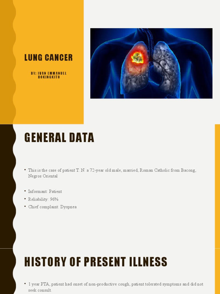 Lung Cancer Case Analysis | PDF | Metastasis | Non Small Cell Lung ...