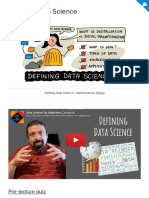 Defining Data Science