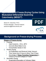 Optimization of Freeze Drying