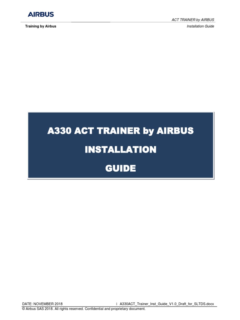 A330 Act Trainer by Airbus Installation Guide | PDF | Graphics ...