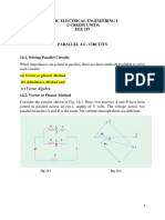 Basic Electrical Engineering I (2 Credit Units) EEE 219 Lectures Notes IV