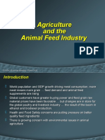 Agriculture and The Animal Feed Industry