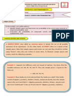 Statistics and Probability: Sample Space Event