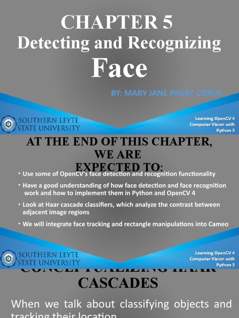 Face Detection and Recognition with OpenCV in Python Implementing Haar