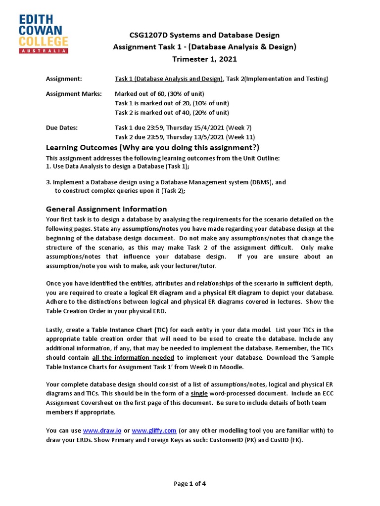 Airline Database Design Assignment | PDF | Database Design | Databases