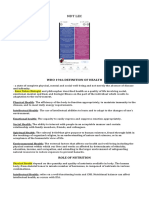 NDT Lec: Who 1946 Definition of Health