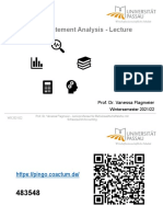 Financial Statement Analysis - Lecture: Prof. Dr. Vanessa Flagmeier