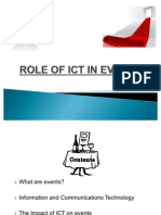 Role of Ict in Events