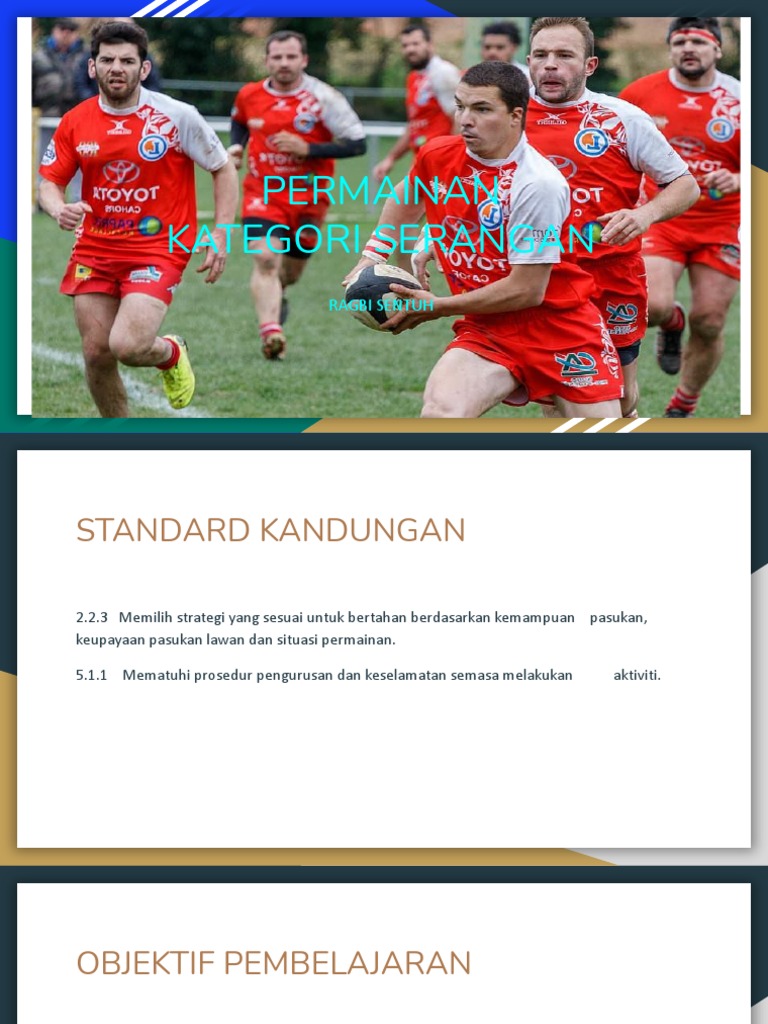 PERMAINAN KATEGORI SERANGAN Ragbi | PDF