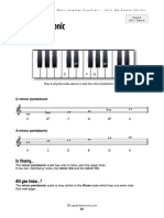 Minor Pentatonic and Blues Scale