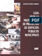 Guia para La Preparacion de Proyectos de Servicios Publicos Municipales Enrique Nuñes Jimenez