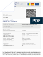 Certificado COVID Digital de La UE - Vacunación - 06916559E