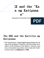 The KKK and The "Ka Rtilya NG Katipuna N": Readings in Philippine History