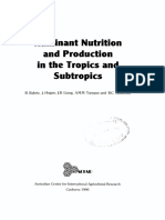 Ruminant Nutrition and Production in The Tropics and Subtropics