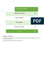 Score:: Discussion Leadership