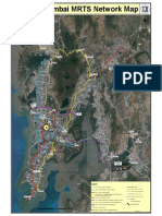 Mumbai MRTS Network Map: Csia Domestic Airport