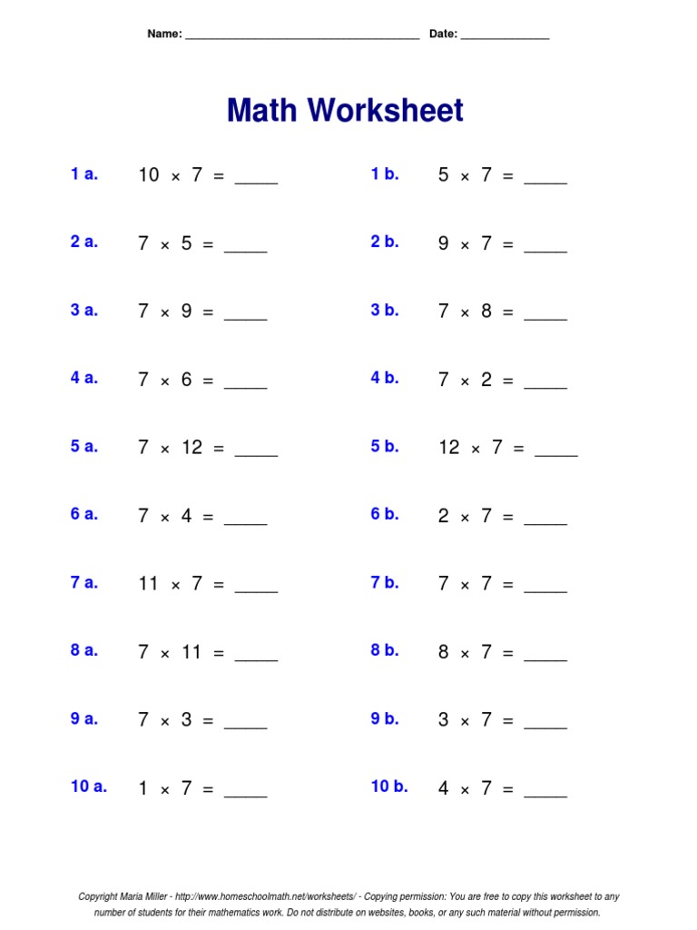 Mathematics Worksheet | PDF | Worksheet