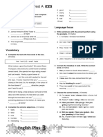 Unit 2 Standard Test A: Listening