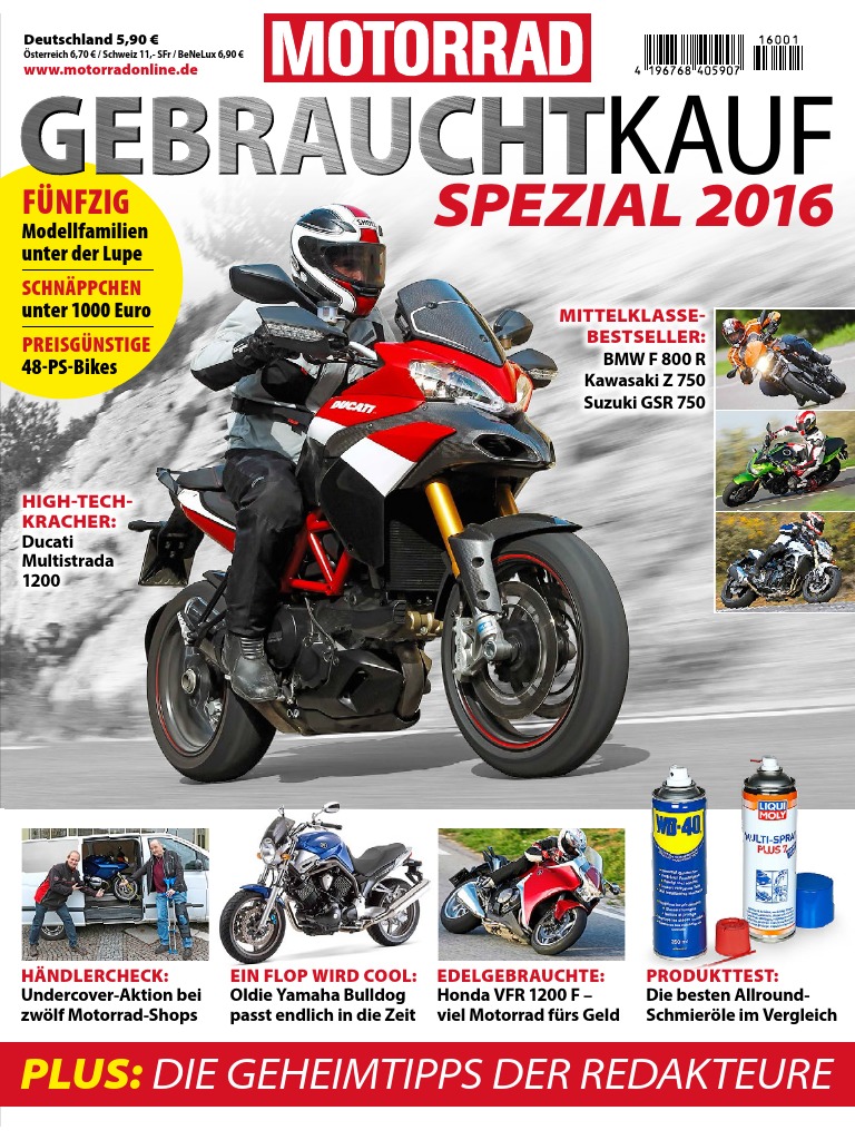 リングフィット アドベンチャー -Switch Motorrad Gebrauchtkauf Spezial 2016 | PDF