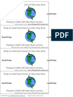 Cash Dollar Survive Template 4up - Ls101site