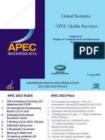 Grand Scenario APEC Media Services: Prepared by Ministry of Communication and Information Technology