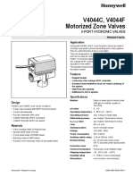 V4044C, V4044F Motorized Zone Valves