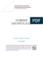 Dossier Deontologia