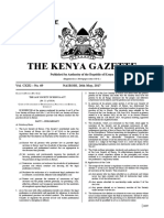 Gazette Notice Law Society or Kenya