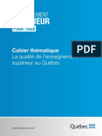 Cahier Qualite Enseignement Superieur