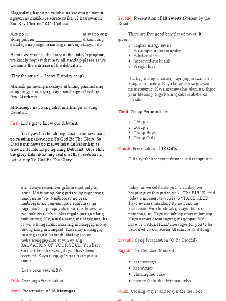 Program Proper | PDF