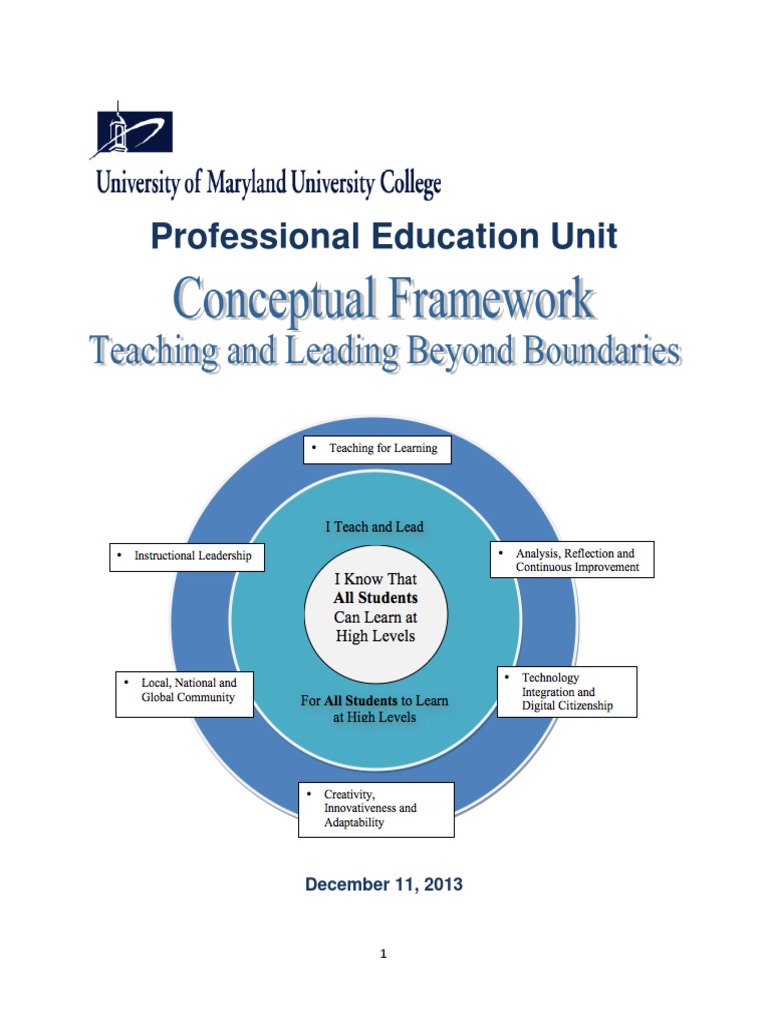 Conceptual Framework Dec2013 | PDF | Educational Assessment ...