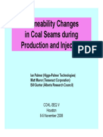 Permeability Changes in Coal Seams During Production and Injection