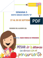 Semana 5 Sexto A