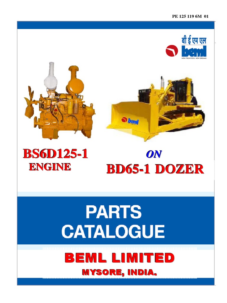 Parts Catalog for BEML BD65-1 Dozer Cylinder Head Assembly | PDF ...