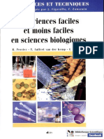 Expériences Faciles Et Moins Faciles en Sciences Biologiques - 2