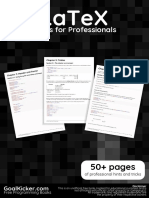 LaTeX Notes for Professionals