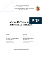 Informe de Teleproceso Leoger Servelión, Marcello Noguera y Luis Pirona