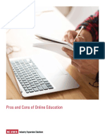 Pros and cons of online vs traditional education