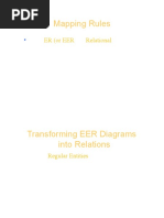 Mapping Rules: From) To Schema