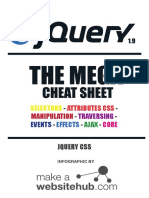 Jquery Mega Cheat Sheet Printable