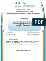 La Gestion Des Projets de Mise en Place